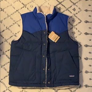 Patagonia men’s reversible Bivy down vest